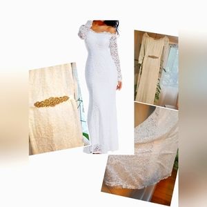 Wedding dress, White, Size XL